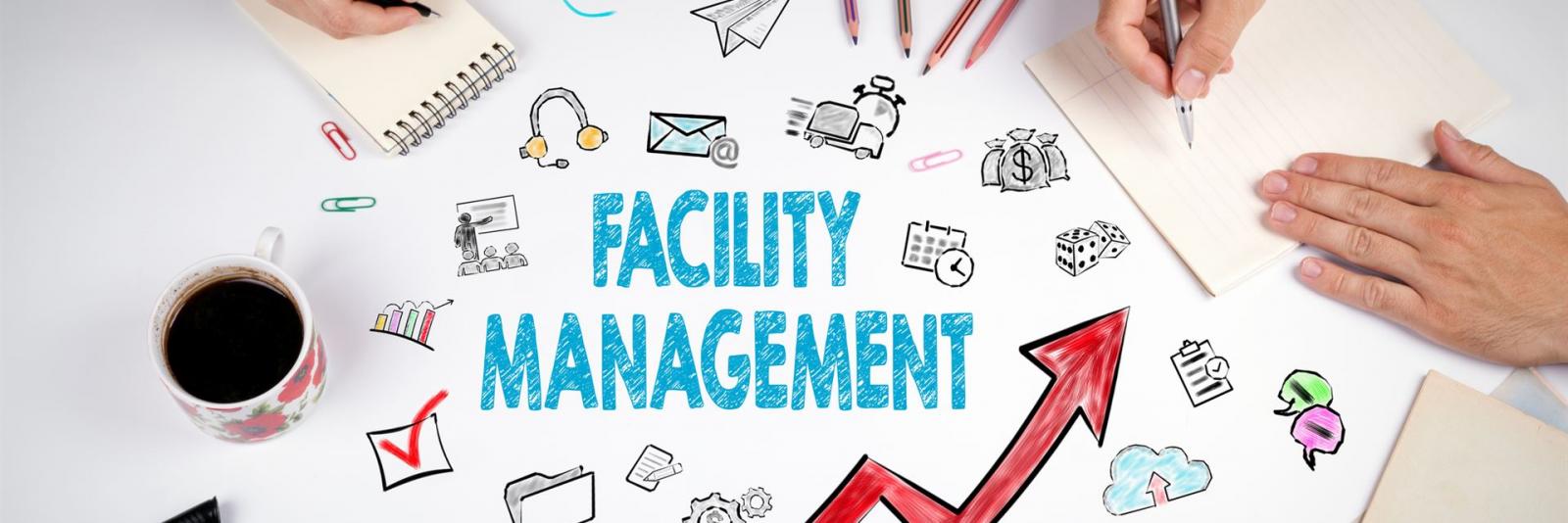Facility Management - Strategie & Lösungen Experten am Tisch diskutieren Ideen und Konzepte im Bereich Facility Management